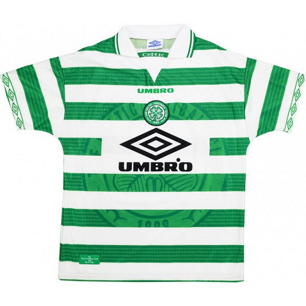 Tailandia Camiseta Celtic 1ª Kit Retro 1997 1999 Verde
